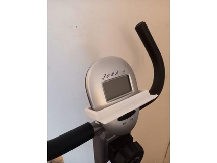 folding exercise bike tablet phone holder madmachinations 3d print model - Mito3D