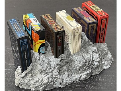 decks stone - playing cards display jrmk 3d print model - Mito3D