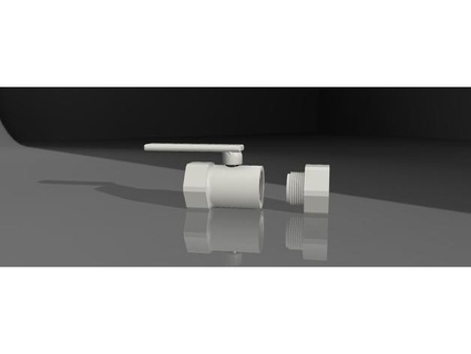 ball valve micro - 1 8 sbenetti1 3d print model - Mito3D
