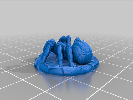 spider action fixed hedgehogmind 3d print model - Mito3D