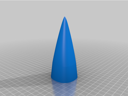 radjet 800 nariz cone estendido cênico 3d print model - Mito3D