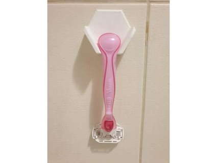 women shaver razor hanger holder 3deska  3d print model - Mito3D