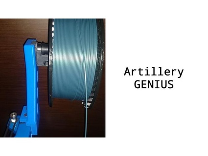 artillery genius support - filler - customizable filament holder fills printer lupinanto  3d print model - Mito3D