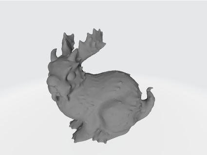 vorpal bunny alienbard 3d print model - Mito3D