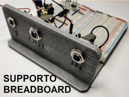supporto breadboard biskit fx diy 3d print model - Mito3D