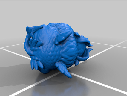 griffin pudgie keythingiverse 3d print model - Mito3D