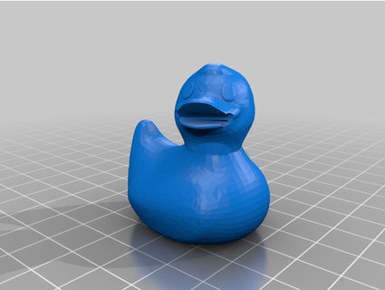 rubber duck feather holder km6slf 3d print model - Mito3D