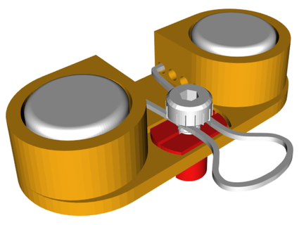 mpmd ayarlanabilir manyetik yatak klips ayrı Çapa psmay 3d print model - Mito3D