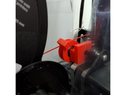 filamento guia rolo ender crealty uzcaliber 3d print model - Mito3D