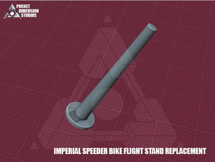speeder bike flight stand replacement pocketdimstudio 3d print model - Mito3D