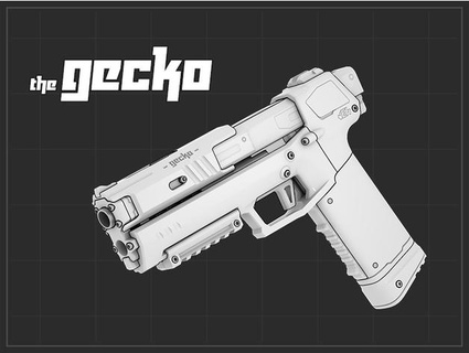 gecko - foam dart blasting pistol instructions ehdrien 3d print model - Mito3D