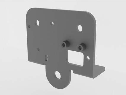 ender 3v2 x-axis original gantry mounting plate squirrelf 3d print model - Mito3D