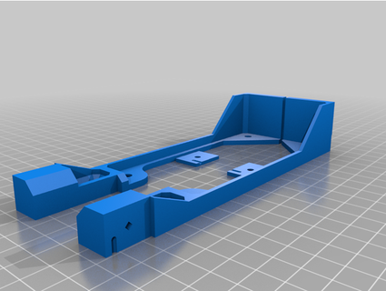 inwin ms04 drive bay fan bracket 120mm ledhed jgh 3d print model - Mito3D