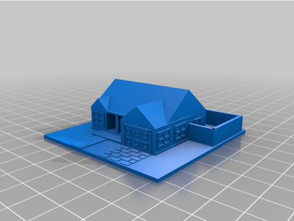 mini suburban house testing juli ana2006 3d print model - Mito3D