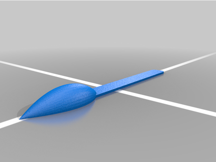 narrow spoon aman95 3d print model - Mito3D