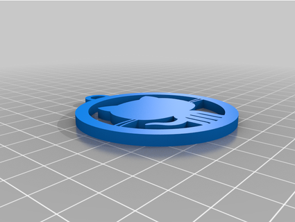 octocat github logo porte clés nereux 3d print model - Mito3D