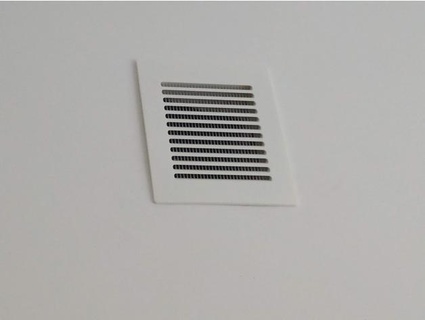 ar parete ventilazione griglia areca r1 3d print model - Mito3D