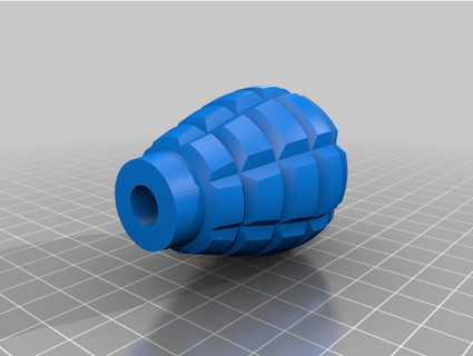 arcade manette grenade manipuler flex 3d print model - Mito3D