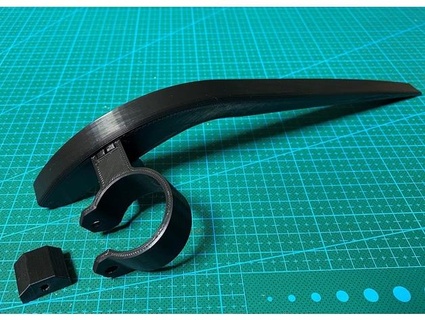 chain cover Fuji kuş tüyü saklanmak 3d print model - Mito3D