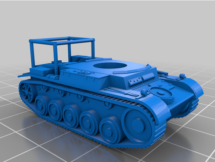 panzer ii osservazione veicolo thommo1137 3d print model - Mito3D