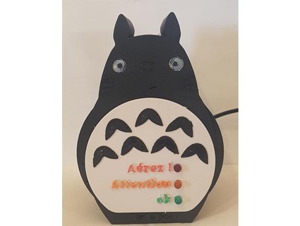 Totoro barriga labinria humana 3d print model - Mito3D