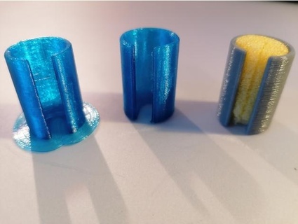 simple filament sponge cleaner lier 3d print model - Mito3D