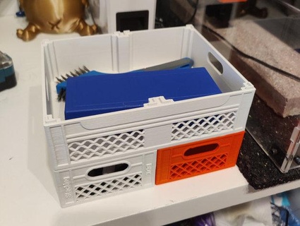 big stackable crate riverraid 3d print model - Mito3D