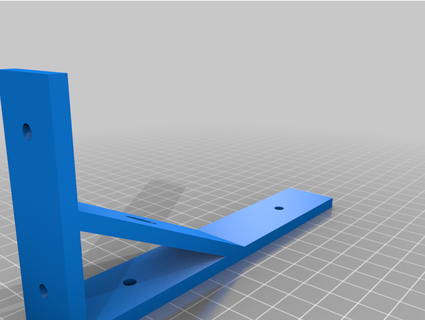 customizable shelf bracket irvshapiro 3d print model - Mito3D