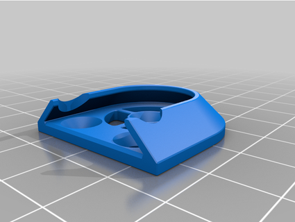 flush mounting plate - remix screw hole cjcalvin 3d print model - Mito3D