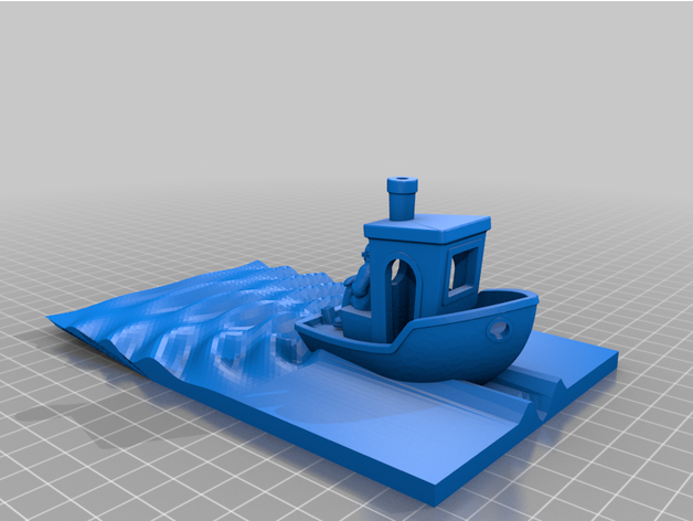 bernie chilling boat da5id5 3D print model - Mito3D