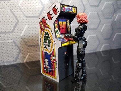 kazmak oyun makinesi kabine 1 16 ölçek ebedi cüce 3d print model - Mito3D