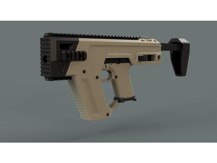 valiente pdw k airsoft cazzzz913 3d print model - Mito3D