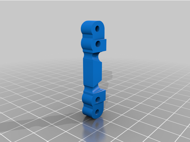 losi mini 8ight front suspension mount horus lv8 3D print model - Mito3D