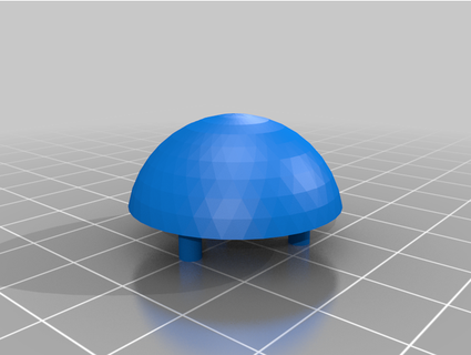 rotativo botão pomo agubaroni 3d print model - Mito3D