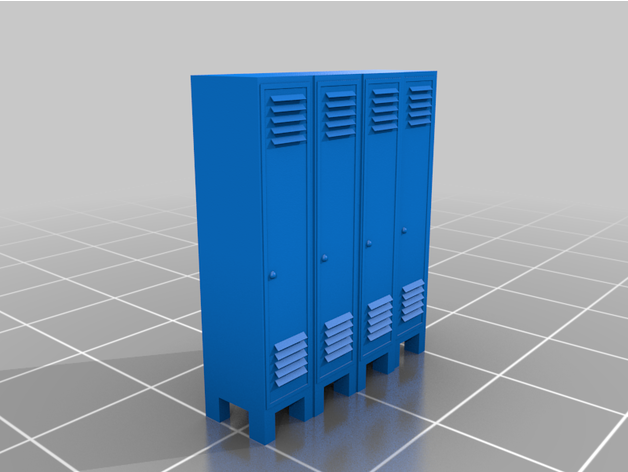 old factory lockers robertmccornet 3D print model - Mito3D