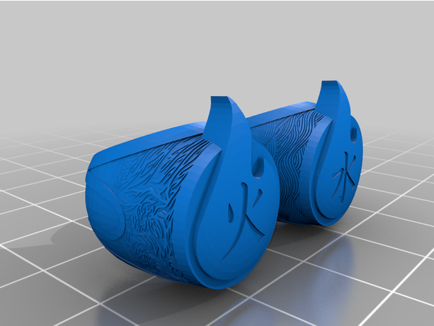 Naruto hokage anneaux hunteofficia1 3D print model - Mito3D