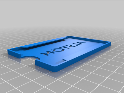 alstom distintivo carta titolare supporto felipemcamargo 3d print model - Mito3D