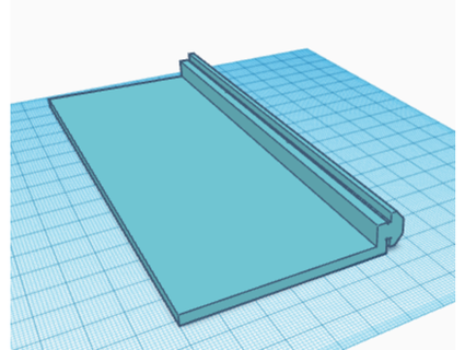 supporto de rotaia gargate 3d print model - Mito3D