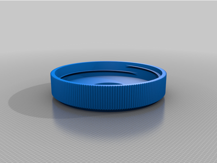 5 galón agua jarra americano mucama gorra agujero aprenderrobótica 3d print model - Mito3D