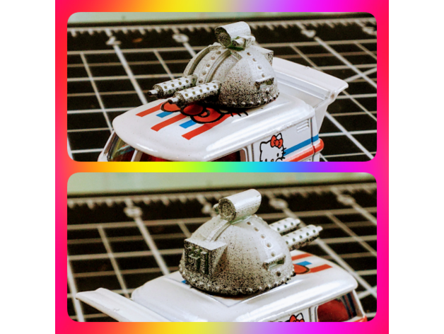 gaslands dome turret niz5000 3D print model - Mito3D