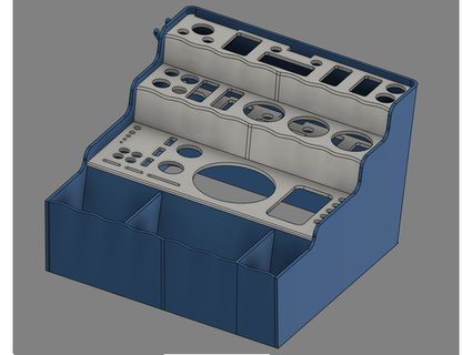 customizable tool holder tomadoggy 3d print model - Mito3D