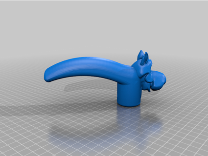 scooby cane trihammer 3d print model - Mito3D