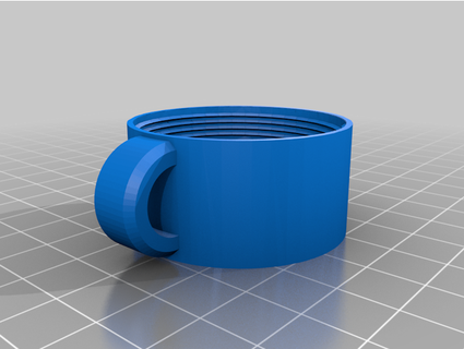dog poop bag holder thicker ring allthumbsup 3d print model - Mito3D
