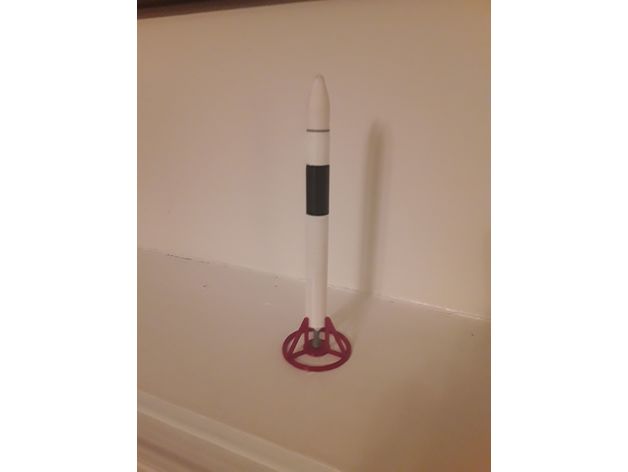 spacex faucon 1 fusée 100 dark 3D print model - Mito3D