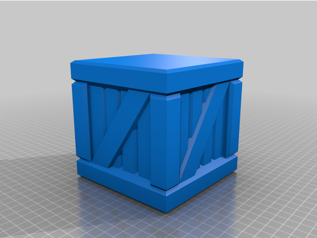 storage crate vase mode mr joert 3D print model - Mito3D