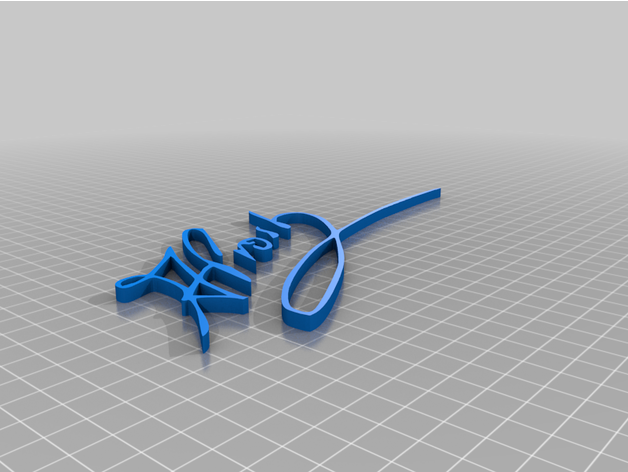 alain idiota firma xavinho22 3D print model - Mito3D