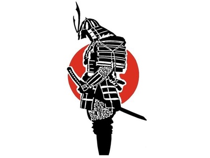 samurai stencil 3 longquan 3d print model - Mito3D