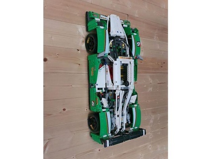 Lego 42039 24 saat yarışçı duvar kanca pug yıkama 3d print model - Mito3D