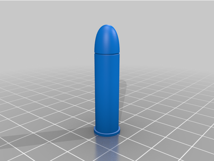 cattleman bullet njary 3d print model - Mito3D