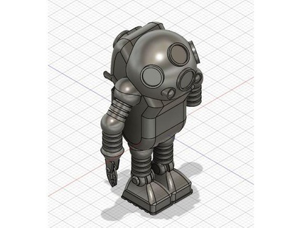 heavy diver blitz suit grey jedi 3d print model - Mito3D